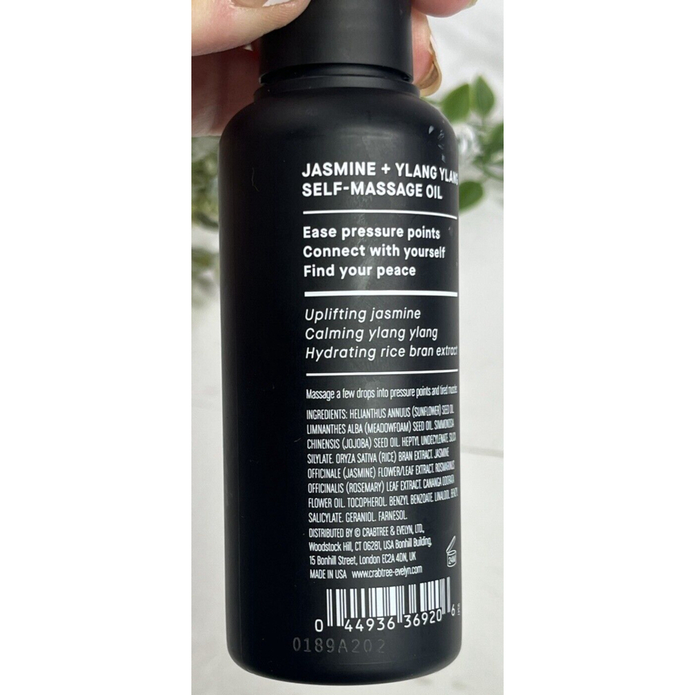 Crabtree & Evelyn BALI Jasmine +Ylang Ylang Self-Massage Oil 3.3 fl oz Set of‎ 4 - Picture 5 of 11